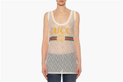 gucci tank top black